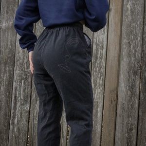 Black high rise jeans